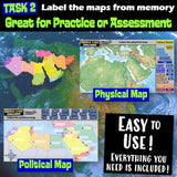 Digital Middle East Map Practice Activities North Africa and SW Asia Social Studies Stuff Google Lesson Resources