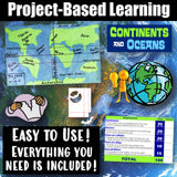 Create a Torn World Map Activity and Rubric Continents and Oceans PBL Social Studies Stuff Lesson Resources