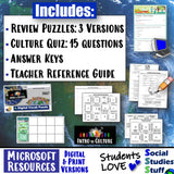 Digital Intro to Culture Vocab Puzzle Review and Quiz Social Studies Stuff Lesson Resources