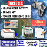 Africa Ivory Wars Elephant Poaching Social Studies Stuff Lesson Resources Reading Comp Article