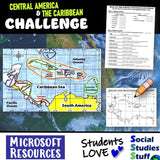 Central America and Caribbean Create a Map Activity | Solve Geography Clues