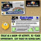 Intro to Cultures and Cultural Traits Review Puzzles and Unit Quiz | Microsoft