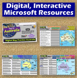 Australia Map Practice Activities | Geography of the Oceania Region | Microsoft