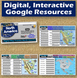 North America Map Practice Activities | USA Canada Mexico Geography | Google