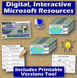 FUN Latitude Longitude Practice Activity | Absolute Location Clues | Microsoft