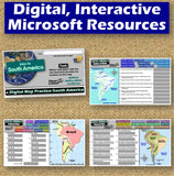 South America Map Practice Activities | Geography of the Continent | Microsoft