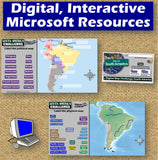 South America Map Practice Activities | Geography of the Continent | Microsoft