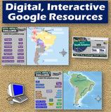 South America Map Practice Activities | Geography of the Continent | Google