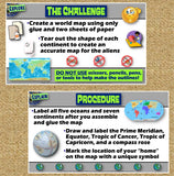 Create a Torn World Map Activity | FUN Continents and Oceans PBL | Microsoft