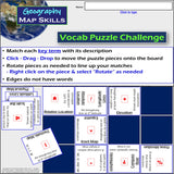 Digital Map Skills Vocabulary Digital Puzzle and Quiz Social Studies Stuff Google Lesson Resources