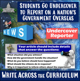 Digital Unlimited Government Undercover Reporter Activity and Rubric Google Lesson Resources