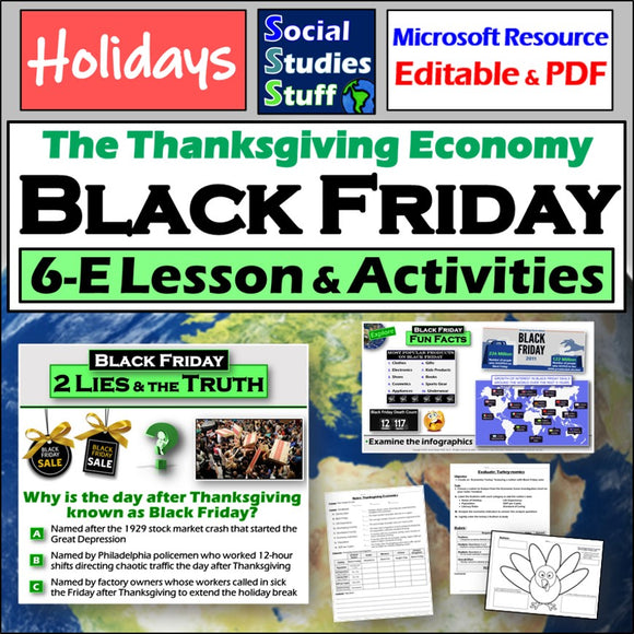 Black Friday Thanksgiving Economics Social Studies Stuff Lesson Resources